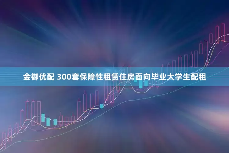 金御优配 300套保障性租赁住房面向毕业大学生配租