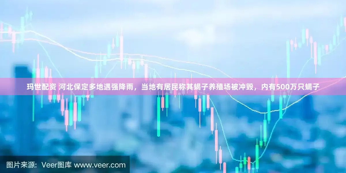玛世配资 河北保定多地遇强降雨，当地有居民称其蝎子养殖场被冲毁，内有500万只蝎子