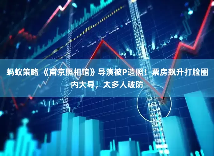 蚂蚁策略 《南京照相馆》导演被P遗照！票房飙升打脸圈内大导，太多人破防