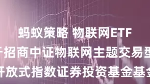 蚂蚁策略 物联网ETF招商: 关于招商中证物联网主题交易型开放式指数证券投资基金基金经理变更的公告